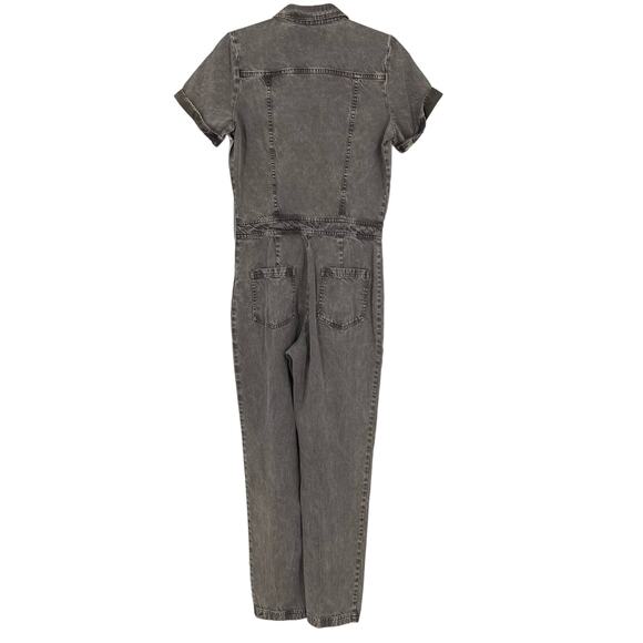 Young Fabulous & Broke Jumpsuit Small Charcoal V-Neck NWT - Picture 2 of 6